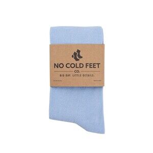 🔥 NO COLD FEET CO. Kids Dress Socks Light Blue One Size NWT 🔥